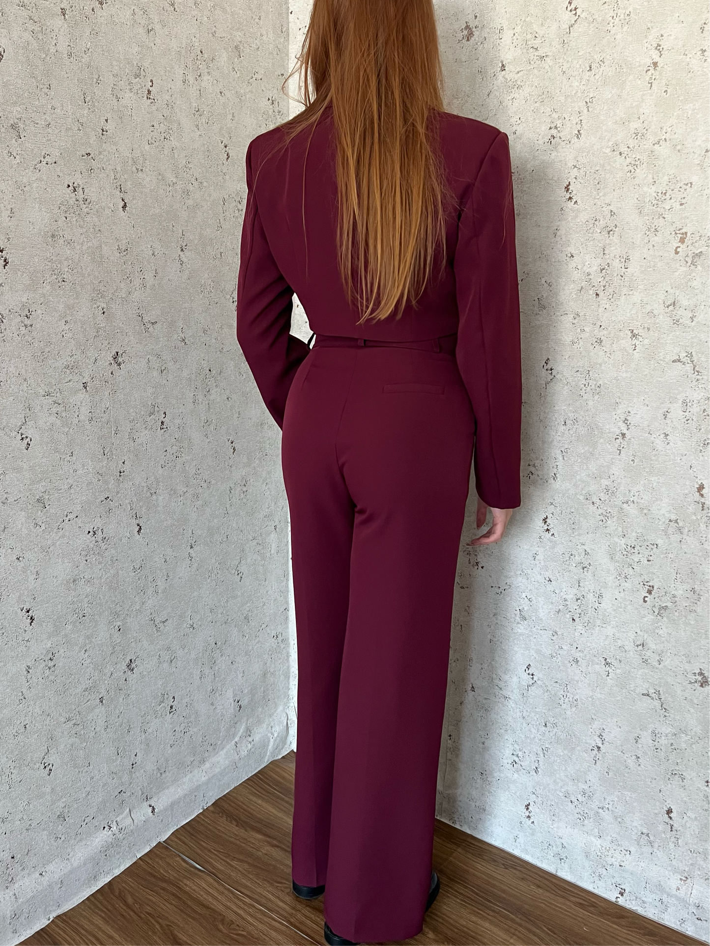 Pantalone vinaccia/borgogna
