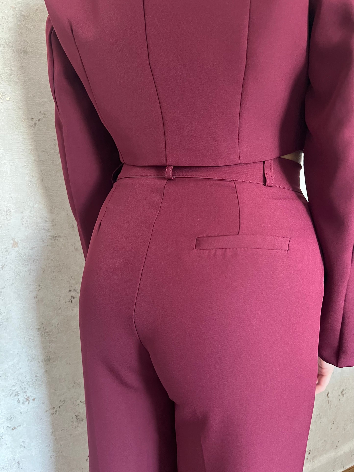 Pantalone vinaccia/borgogna